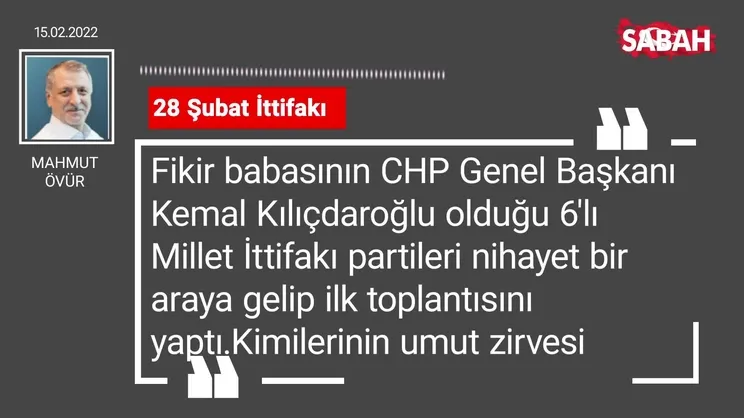 Mahmut Övür | 28 Şubat İttifakı