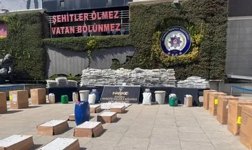 İstanbul'da uyuşturucu operasyonu: Yarım tondan fazla uyuşturucu ele geçirildi #istanbul
