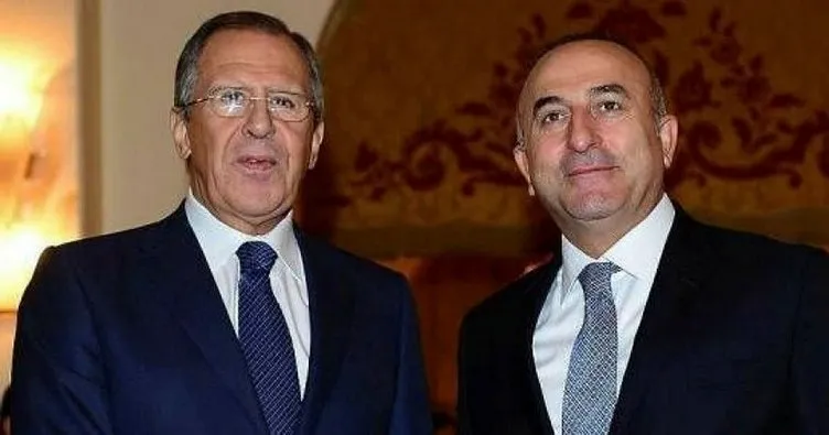 Dışişleri Bakanı Çavuşoğlu, Rus mevkidaşı ile bir araya geldi