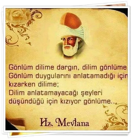 Resimli Mevlana Sözleri - En Güzel Hz. Mevlana Sözleri ve Öğütleri