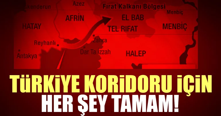 Son dakika: Bu da Türkiye koridoru