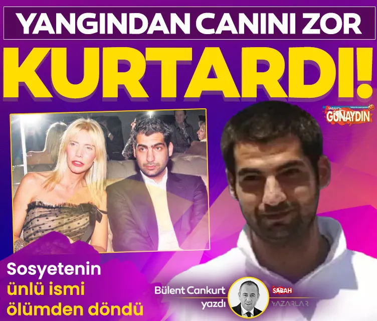 Komşuları sayesinde yanmaktan kurtuldu