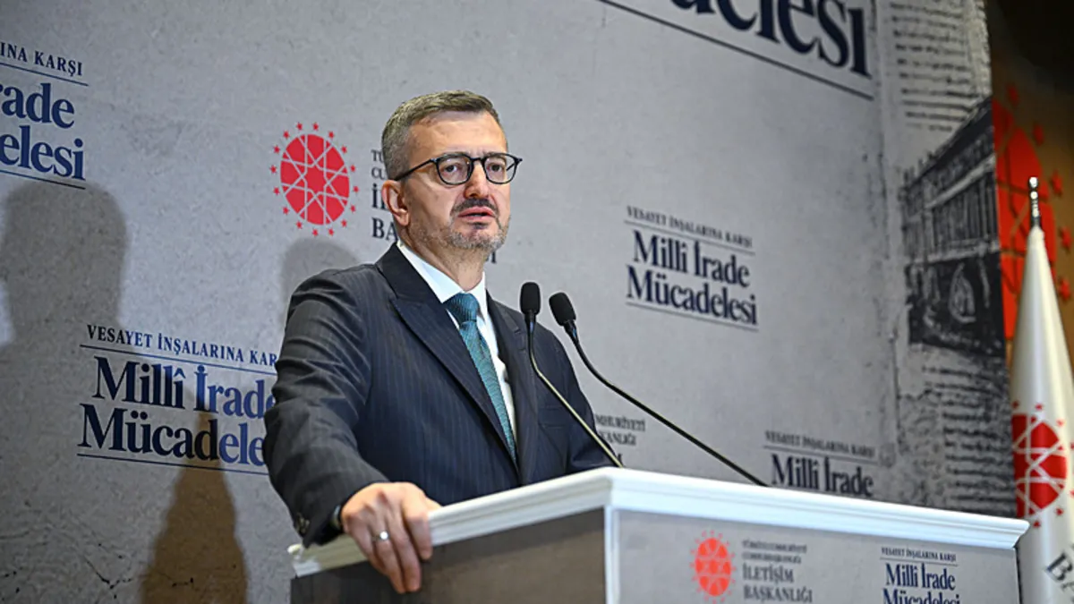 Cumhurbaşkanlığı İletişim Başkanı Burhanettin Duran: Türkiye’nin tercihi bellidir