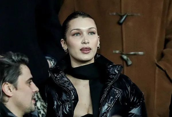 PSG-Real Madrid maçında Bella Hadid rüzgarı