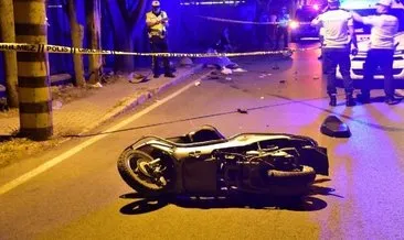 Direksiyon hakimiyetini kaybeden üniversiteli moto kurye hayatını kaybetti