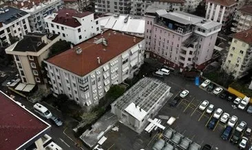 Pendik Devlet Hastanesi’ne corona virüs tedbirleri! Ön tanı bölümü inşaatı havadan görüntülendi