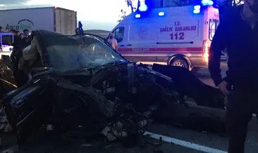 Konya’da feci kaza! Tır ile otomobil çarpıştı: 2 kişi hayatını kaybetti