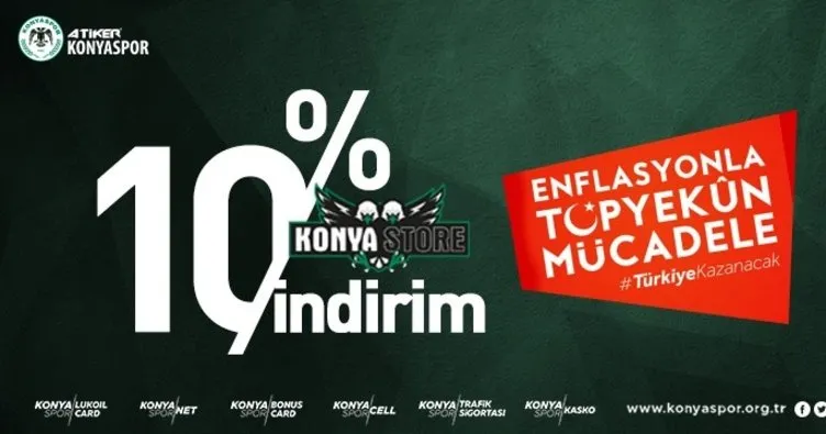 Konyaspor’dan enflasyonla mücadeleye destek