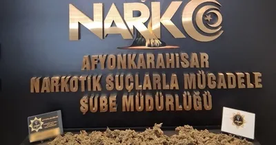 Afyonkarahisar’da narkotik darbesi