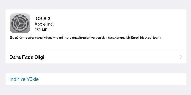 iOS 8.3 ile birlikte gelen yeni özellikler
