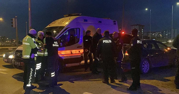 Kayseri’de otomobil ile sepetli motosiklet çarpıştı: 4 yaralı