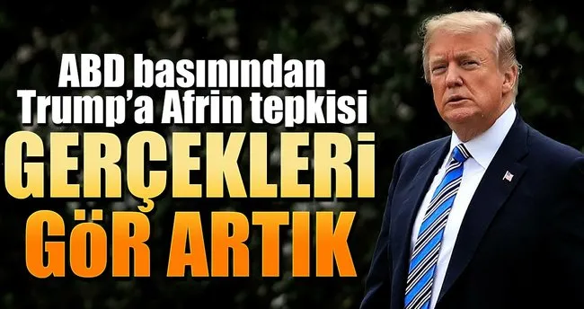 Abd Basinindan Trump A Afrin Tepkisi Son Dakika Haberler