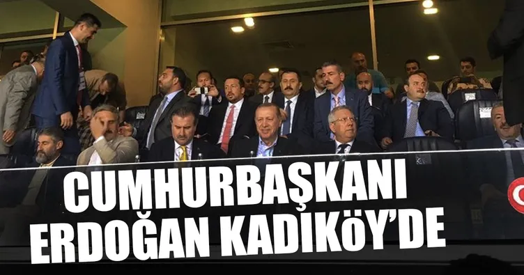 Cumhurbaşkanı Erdoğan Fenerbahçe maçında