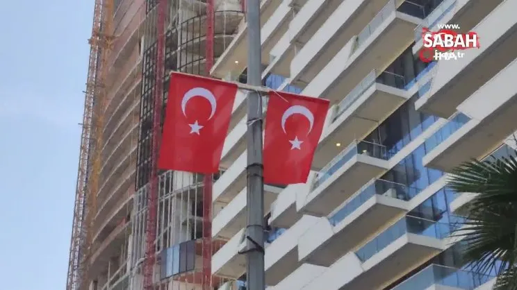 Erbil'de Başkan Erdoğan'ın ziyareti öncesi caddelere Türk bayrağı asıldı | Video