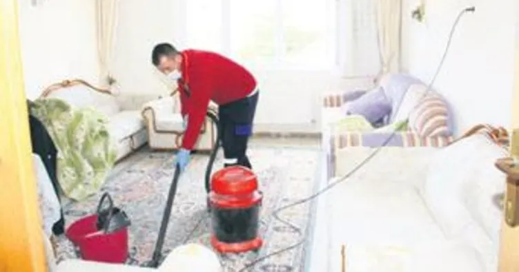 Evde bakım hizmeti devam ediyor