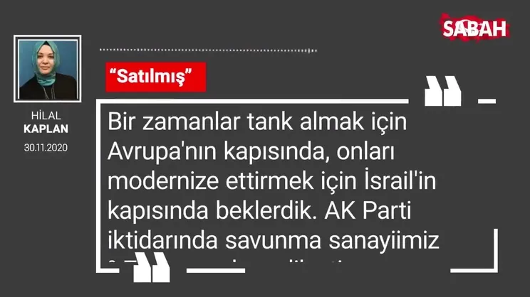 Hilal Kaplan | “Satılmış”