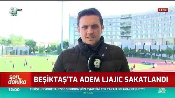 Beşiktaş'ta Adem Ljajic sakatlandı