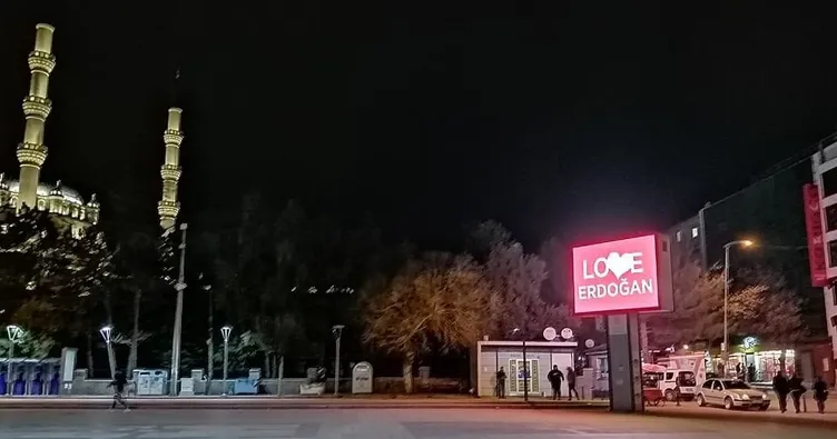 Kırıkkale’den Başkan Erdoğan’a sevgi