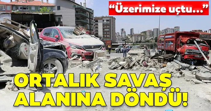 Ankara'da feci kaza! Ortalık savaş alanına döndü! Görgü tanıklarından korkunç sözler...