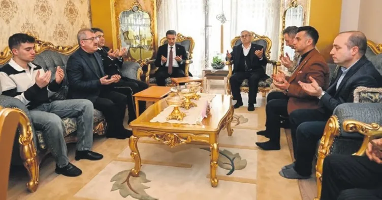 Şehit ailesine bayram ziyareti