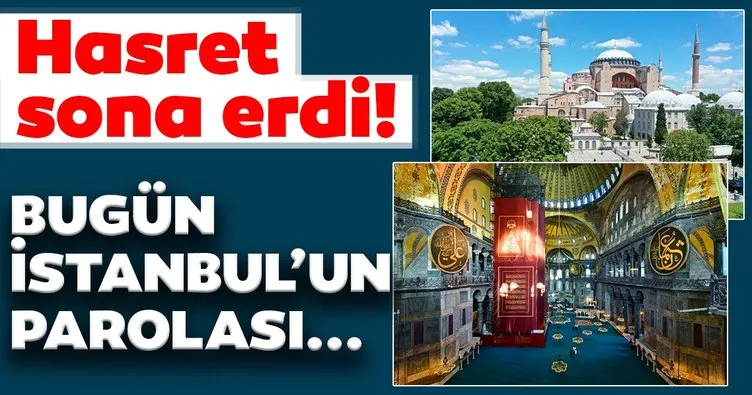 Son dakika: Ayasofya Camii ibadete hazır! İstanbul Valisi Ali Yerlikaya Ayasofya Camii’nin içinden son görüntüleri bu sözlerle paylaştı