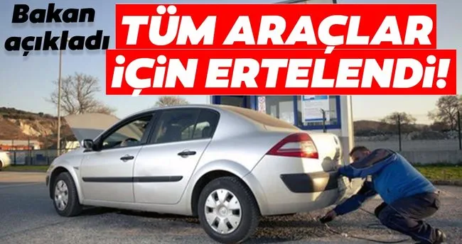 Son Dakika Bakan Acikladi Egzos Emisyon Olcumu Tum Araclar Icin Ertelendi Son Dakika Haberler