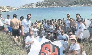 Foça kıyıları tertemiz oldu