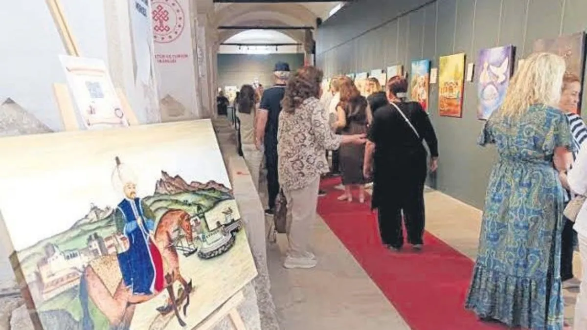 Evliya Çelebi’nin Seyahatname’si resme döküldü Evliya Çelebi’nin Seyahatname’si resme döküldü