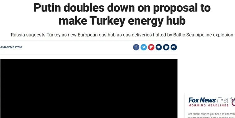 Tarihi zirve dünya manşetlerinde: Türkiye en büyük doğal gaz merkezi haline gelecek