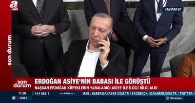 Başkan Erdoğan pitbull’ların saldırdığı 4 yaşındaki Asiye’nin babası ile telefonda görüştü | Video