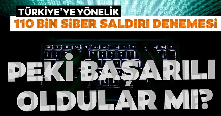 Türkiye’ye 110 bin siber saldırı yapıldı! Peki ne kadarı başarı oldu?