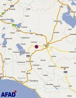 Konya’da 4.2 büyüklüğünde deprem
