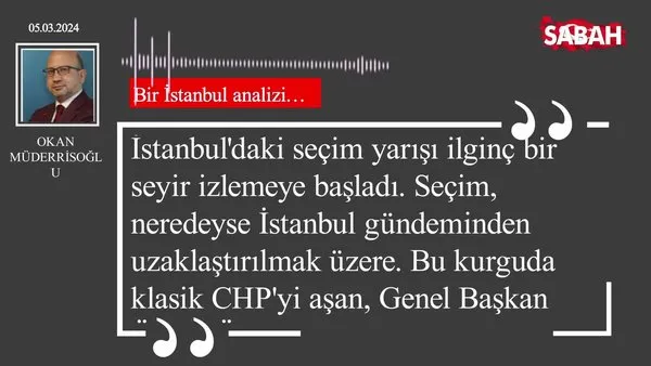 Okan Müderrisoğlu | Bir İstanbul analizi...