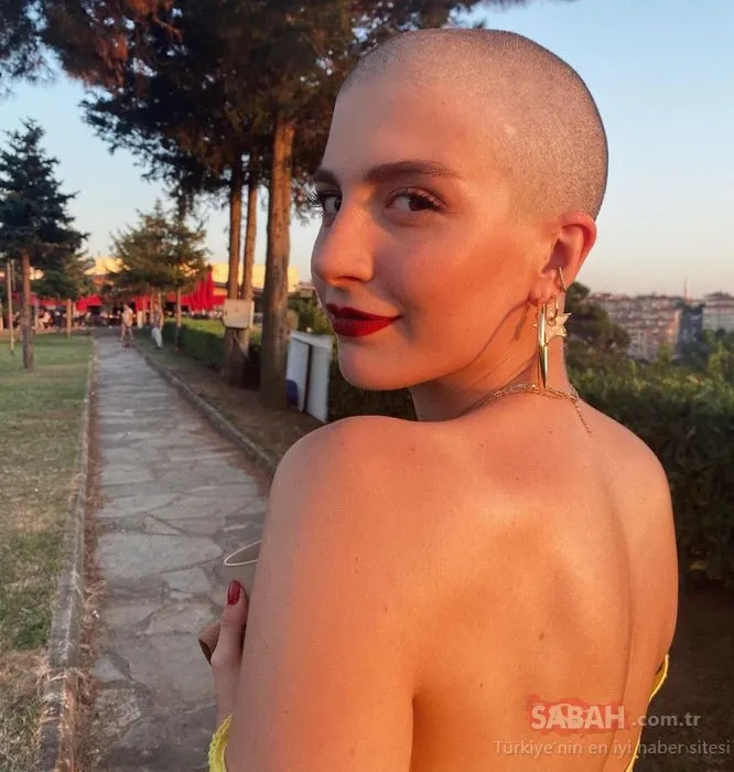 Naz Çağla Irmak, demir kadın Neslican Tay rolü için saçlarını kazıttığı saçlarını Instagram üzerinden paylaştı!
