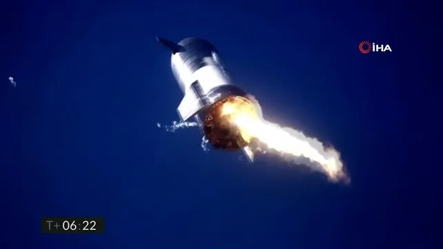 Elon Musk'ın Mars roketi SpaceX Starship SN9 uzay aracı patladı | Video