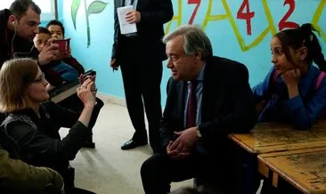BM Genel Sekreteri Guterres’ten Ürdün’deki Beka kampına ziyaret