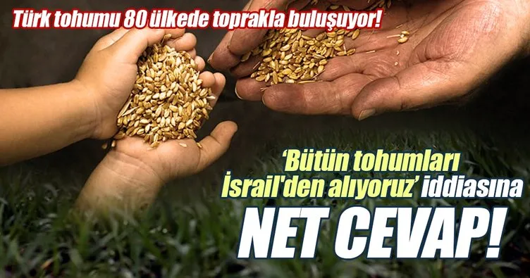 Türk tohumu 80 ülkede toprakla buluşuyor!