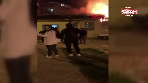 Antalya'da anne - kızın yaşadığı 'çöp' dolu ev, çıkan yangında küle döndü | Video