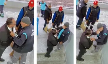 Yer İzmir: Temizlik görevlisine tokatlı saldırı! #izmir