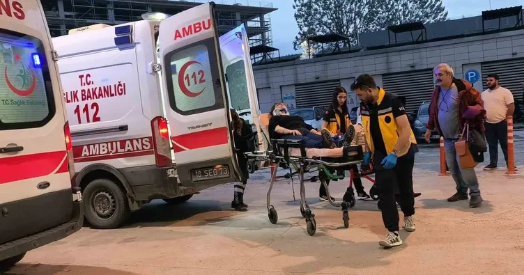 Bursa’da feci kaza: 2 kişi yaralandı!