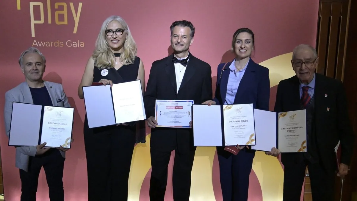 Türkiye Voleybol Federasyonu’na dünya fair play ödülü Türkiye Voleybol Federasyonu’na dünya fair play ödülü
