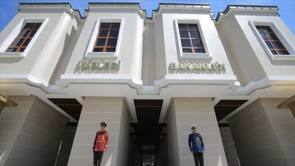 İçişleri Bakanlığı logosu ve operasyonla ilgili genel bir görsel.