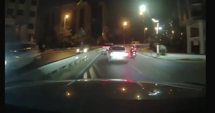 Makas atan araç trafikten men edildi