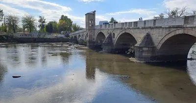 Tunca Nehri seviyesi arttı, yeşil nehir normale döndü #edirne