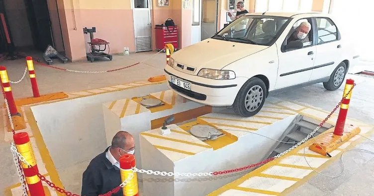 Liseye egzoz ve fren muayene istasyonu