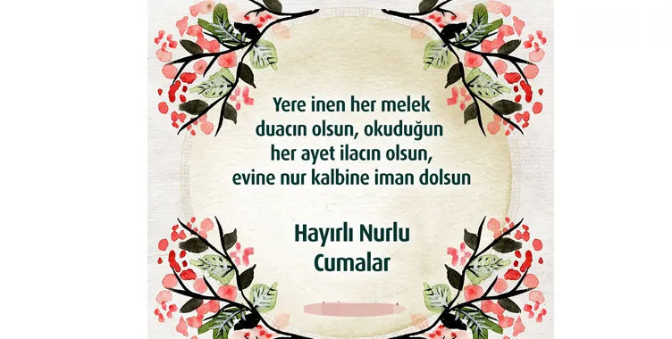 Hayırlı Nurlu Cumalar
