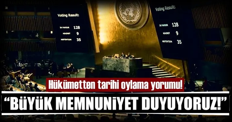 Çavuşoğlu: Büyük memnuniyet duyuyoruz