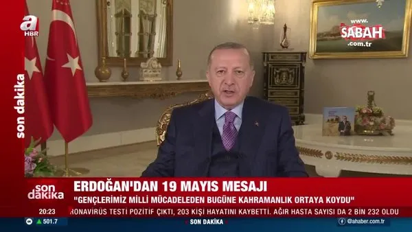 Başkan Erdoğan'dan 19 Mayıs mesajı! 