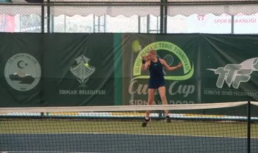 Cudi Cup Uluslararası tenis turnuvası başladı