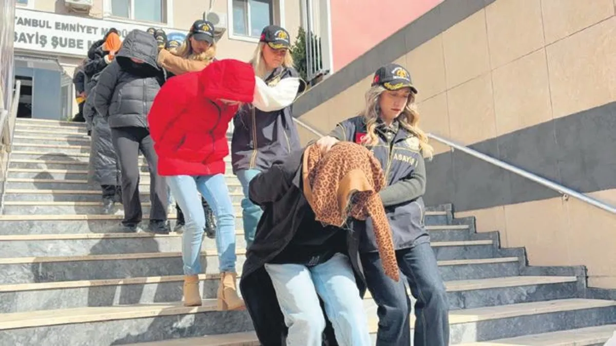 Fuhuş çetelerine eş zamanlı operasyon